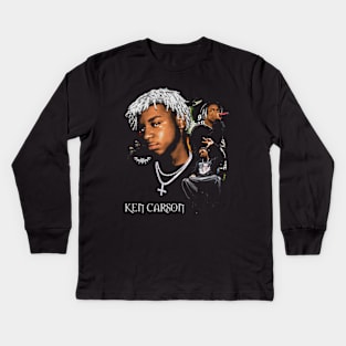 Ken Carson Retro Kids Long Sleeve T-Shirt